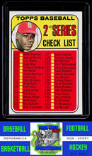 Load image into Gallery viewer, 1969 Topps #107b 2nd Series Check List: 110-218 (Bob Gibson)