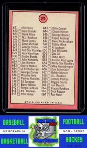 1969 Topps #582b 7th Series Check List: 589-664 (Tony Oliva)