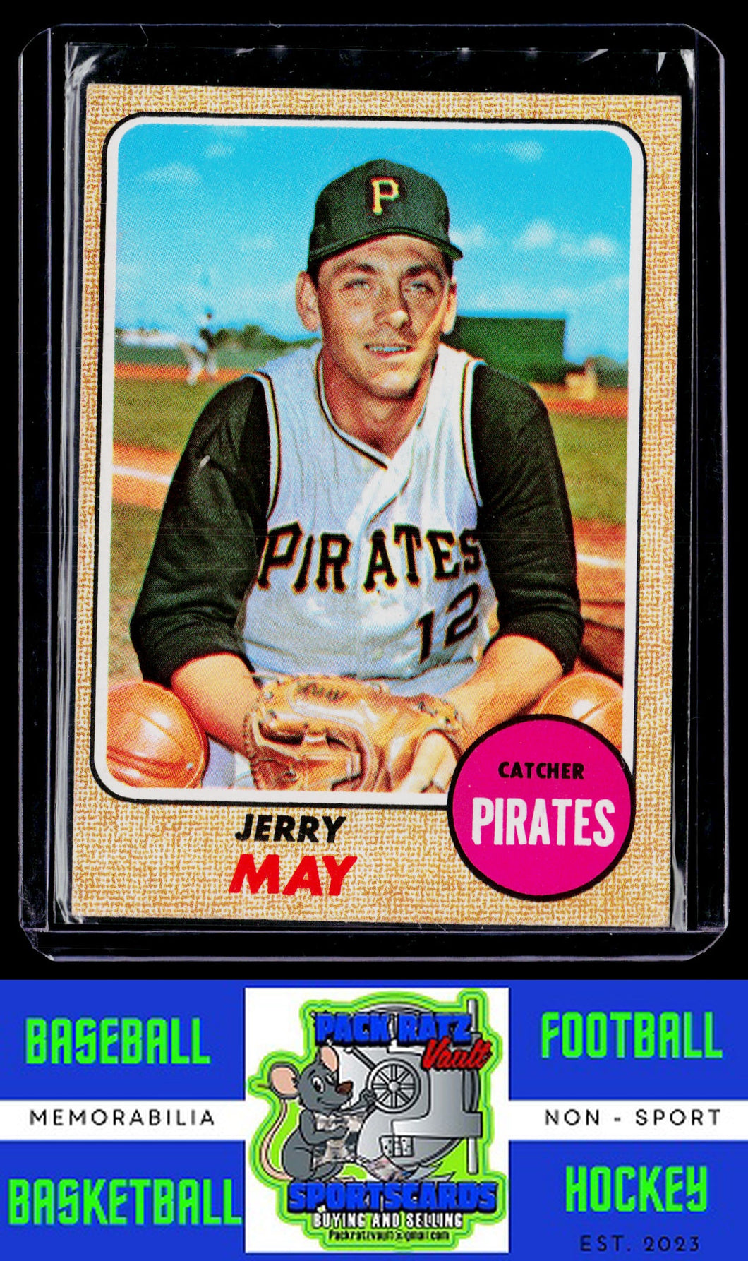 1968 Topps #598 Jerry May