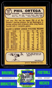 1968 Topps #595 Phil Ortega