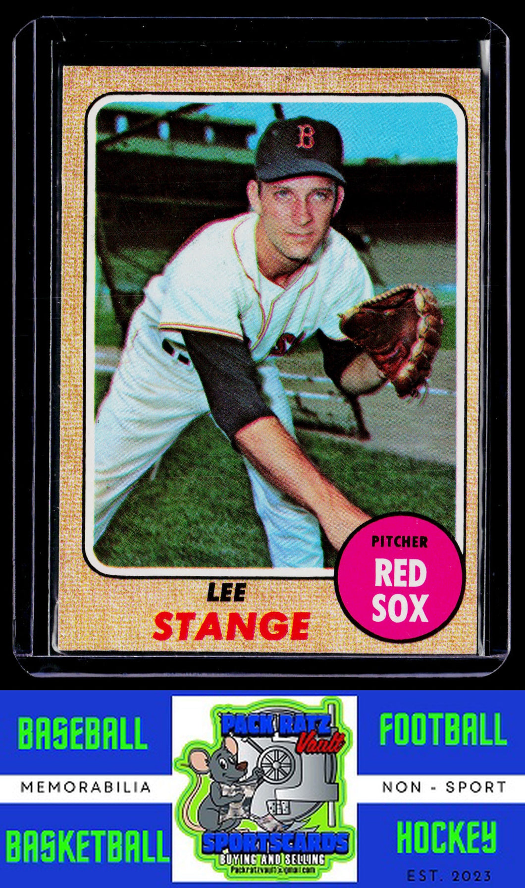 1968 Topps #593 Lee Stange