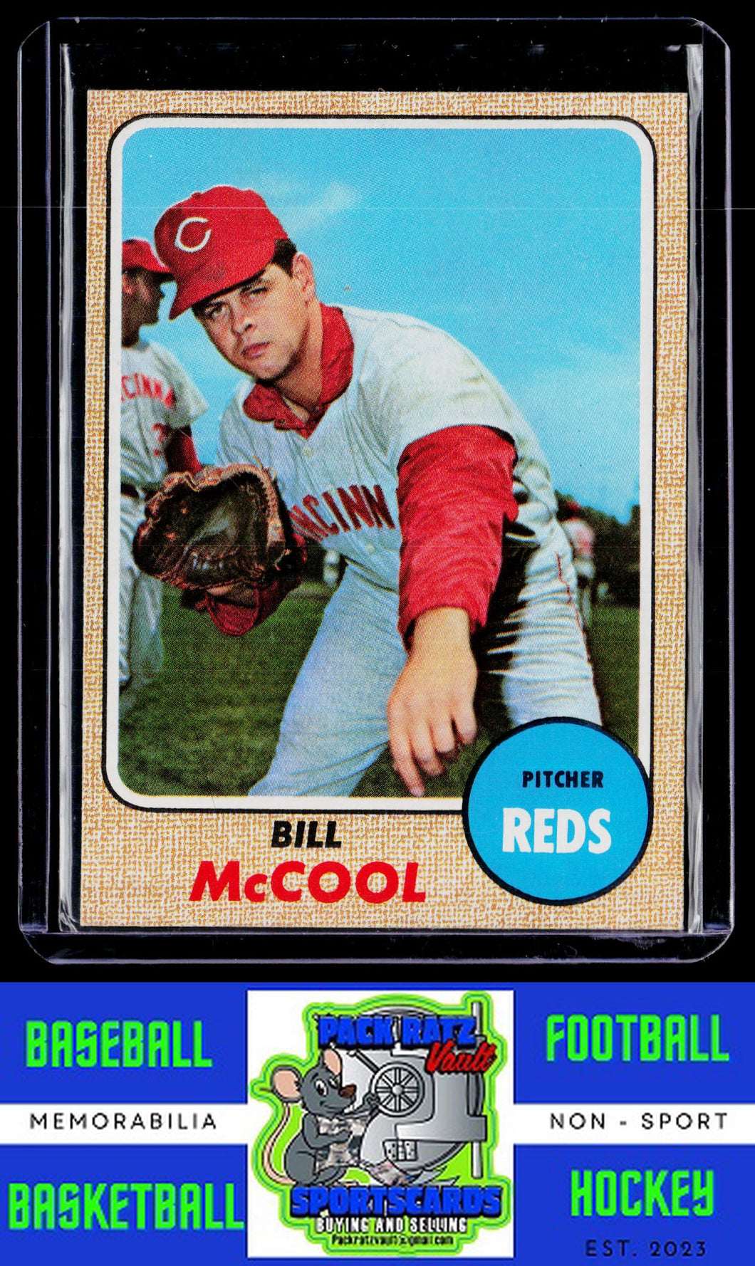 1968 Topps #597 Bill McCool