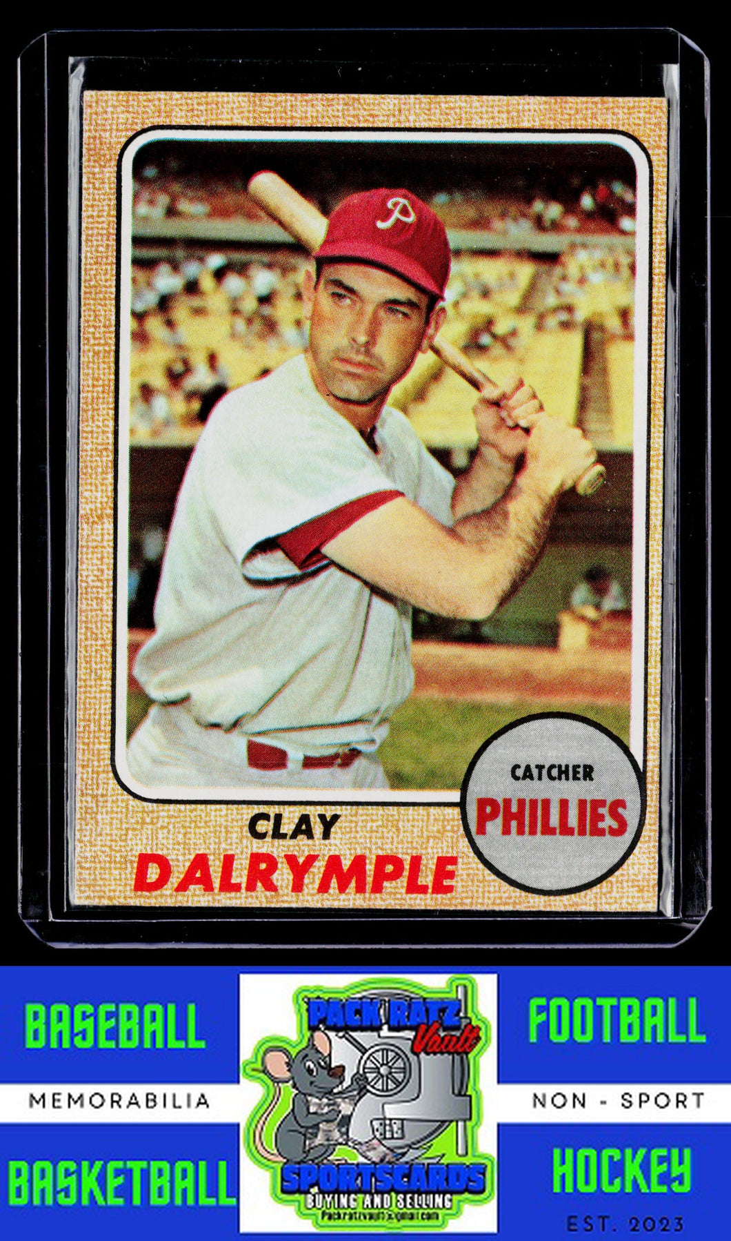 1968 Topps #567 Clay Dalrymple