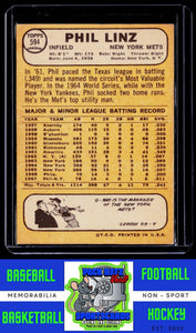 1968 Topps #594 Phil Linz