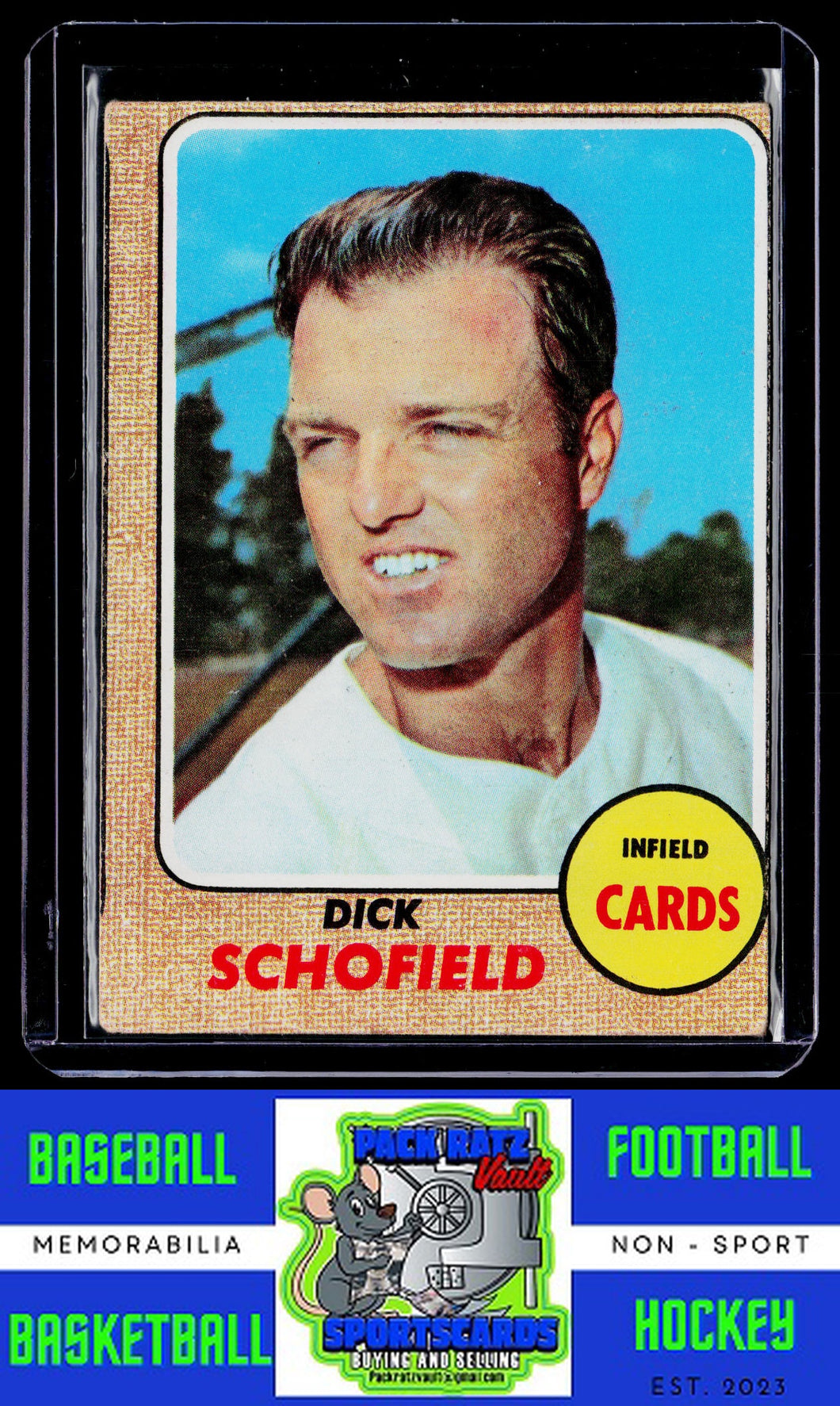 1968 Topps #588 Dick Schofield