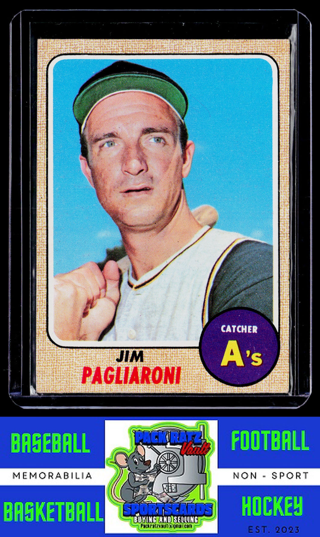 1968 Topps #586 Jim Pagliaroni