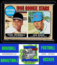 Load image into Gallery viewer, 1968 Topps #569 National League 1968 Rookie Stars (Ivan Murrell / Les Rohr)