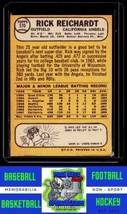 1968 Topps #570 Rick Reichardt