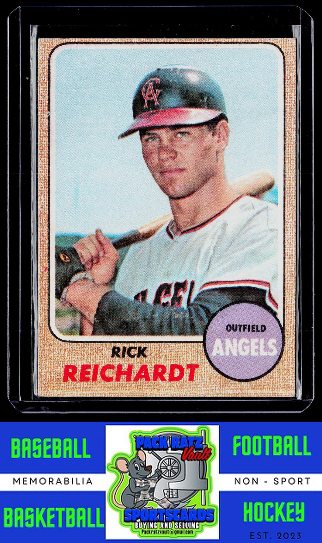 1968 Topps #570 Rick Reichardt