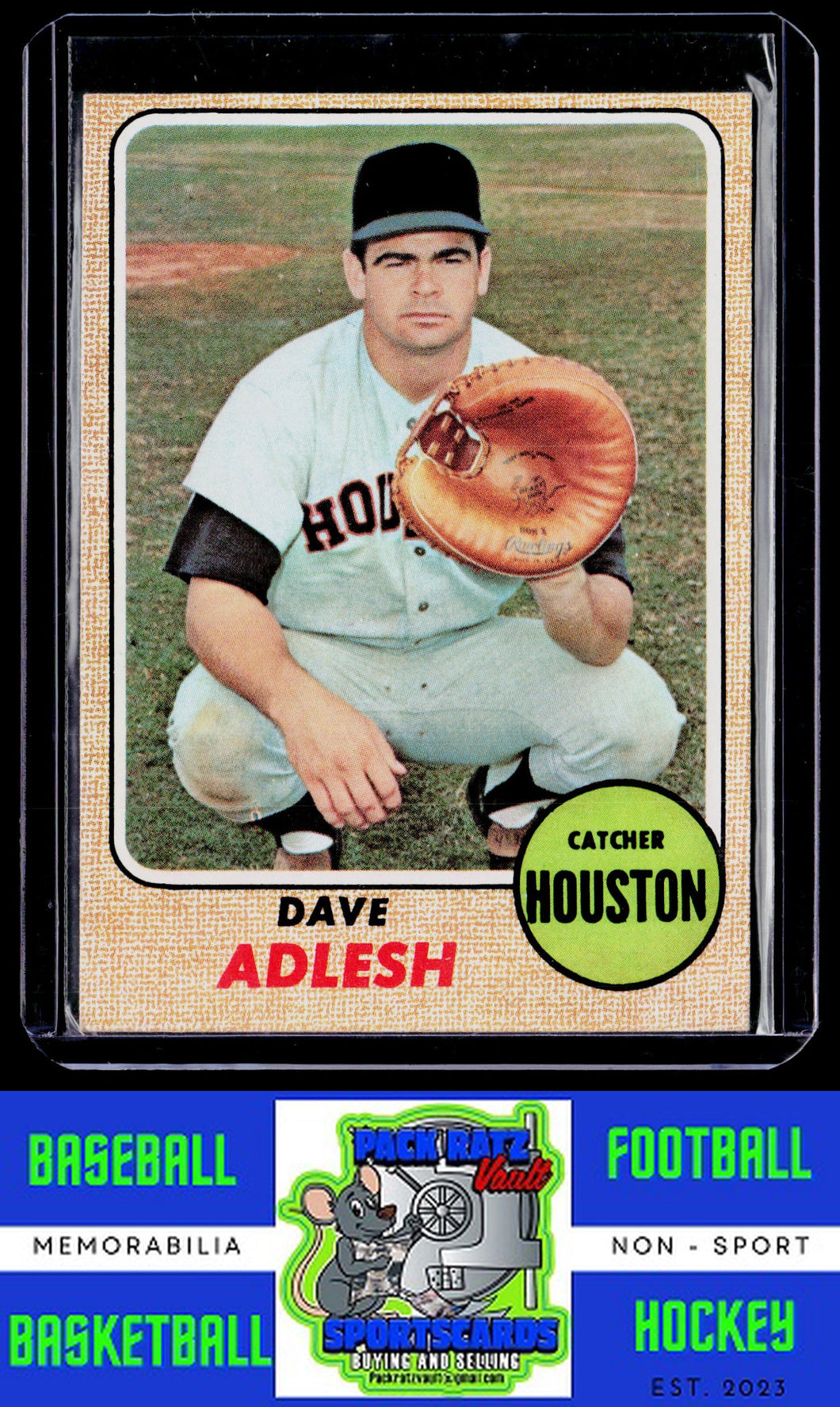 1968 Topps #576 Dave Adlesh