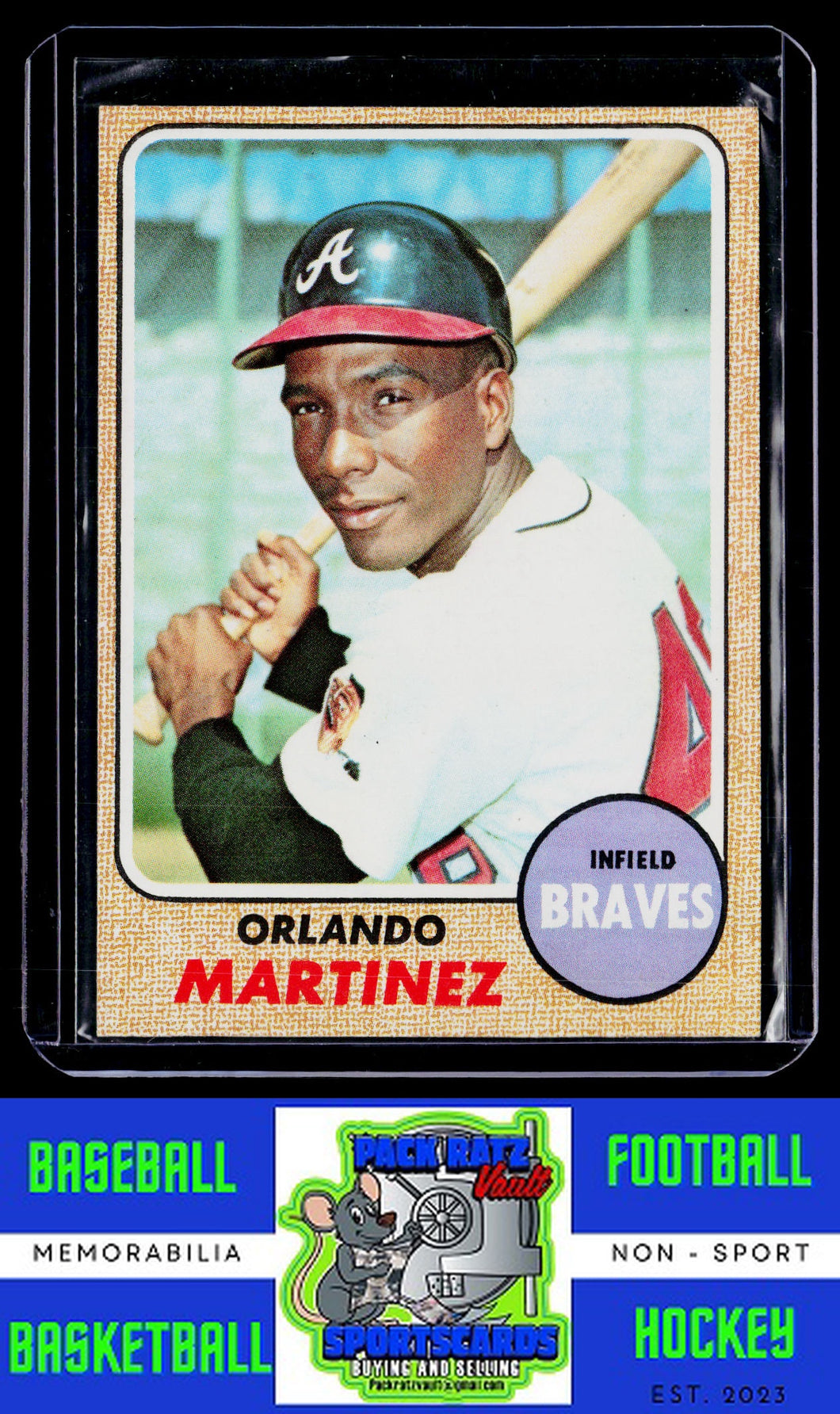 1968 Topps #578 Orlando Martinez