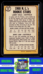 1968 Topps #579 National League 1968 Rookie Stars (Larry Hisle / Mike Lum)