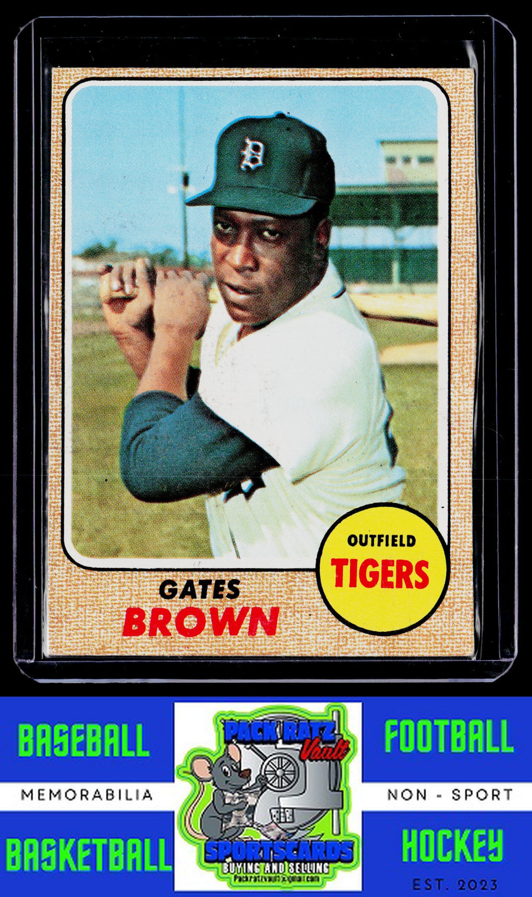 1968 Topps #583 Gates Brown