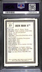 1987 Comic Images Iron Man II #77 - PSA 9 Low Pop