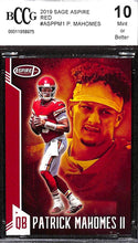 Load image into Gallery viewer, 2019 Patrick Mahomes Sage Aspire Red # ASPPM1