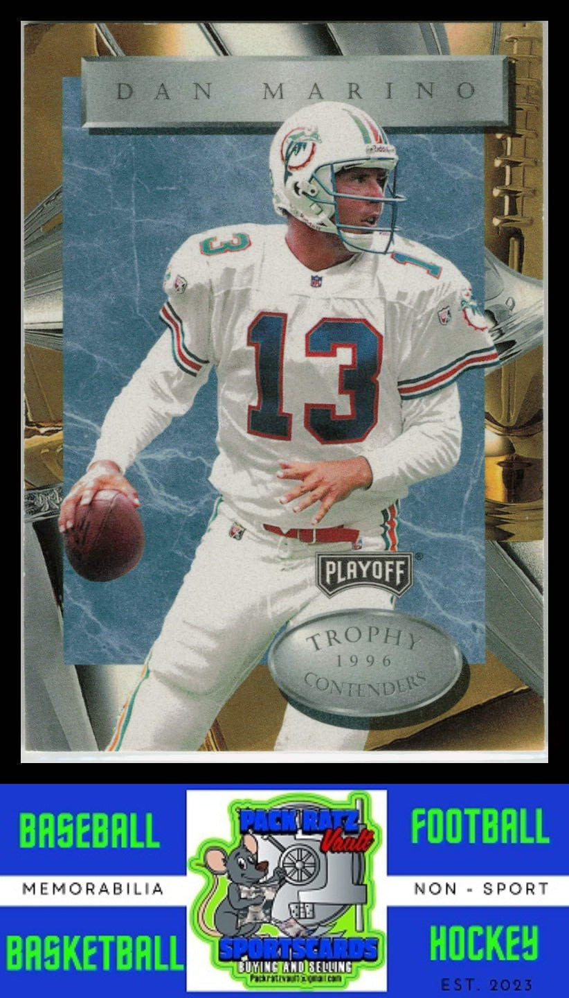 1996 Playoff Trophy Contenders #3 Dan Marino NM