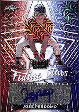 Load image into Gallery viewer, 2021 Leaf Jose Perdomo #FS-JP2 Metal Future Stars Auto 3/3