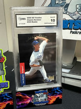 Load image into Gallery viewer, 2008 UPPER DECK TIMELINE CLAYTON KERSHAW 93 SP ROOKIE DESIGN #333 GMA 10