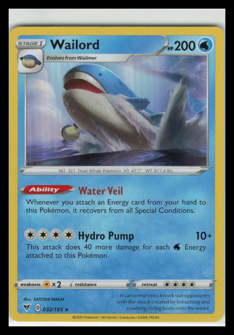 2020 WAILORD Card # 032/185