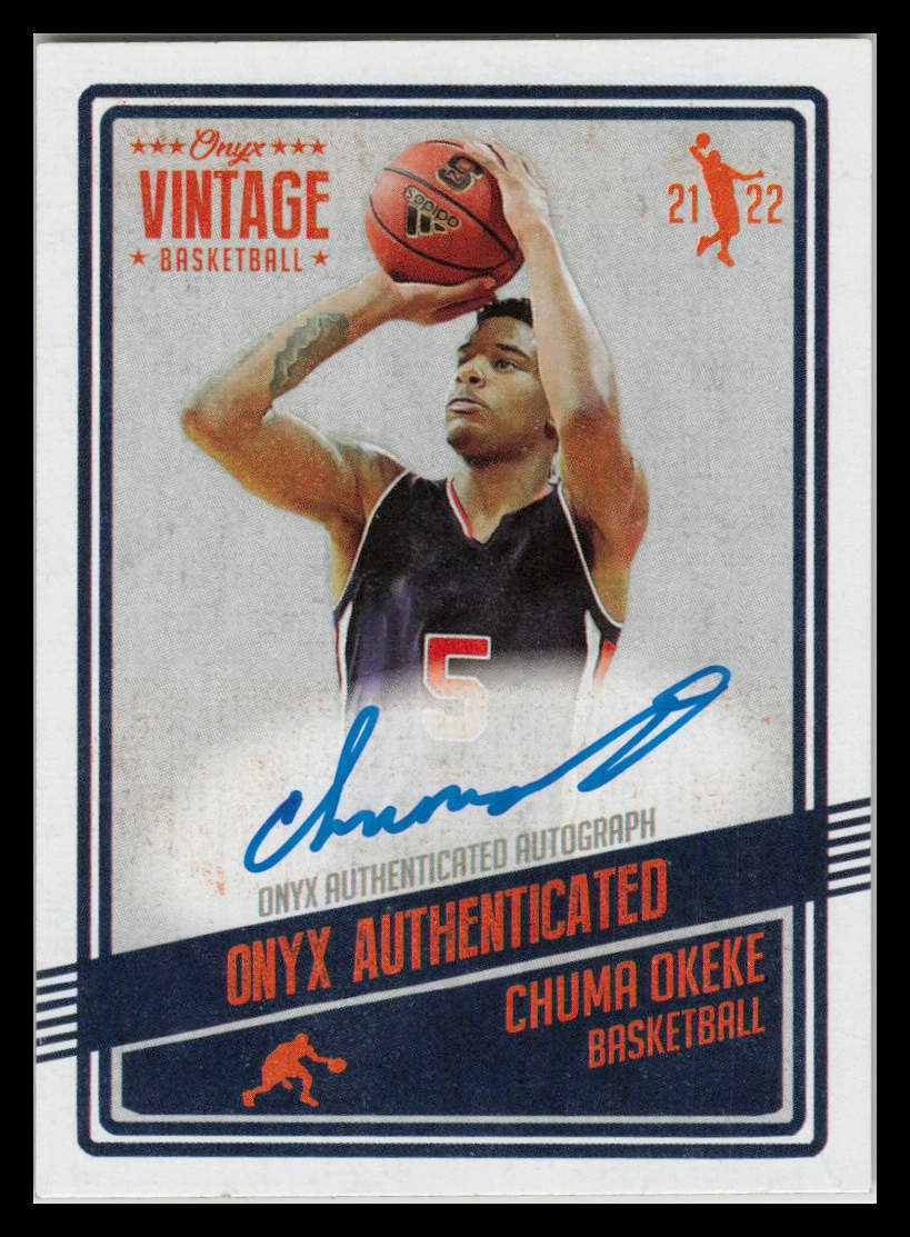 2021 Onyx Vintage #VACO Chuma Okeke NM