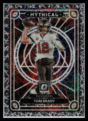 Tom Brady 2022 Donruss Optic Mythical Silver Prizm Insert SSP #M-2