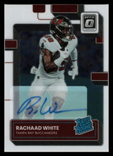 Load image into Gallery viewer, 2022 Optic Football Rachaad White Base Rated Rookie Auto 040/150 Tampa Bay Bucs