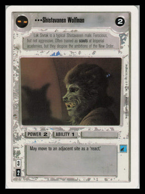 1995 Star Wars Customizable Card Game: Premiere Shistavanen Wolfman