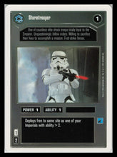 Load image into Gallery viewer, 1995 Star Wars Card Game: Premiere Expansion Set Stormtrooper 0bt4