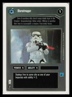 1995 Star Wars Card Game: Premiere Expansion Set Stormtrooper 0bt4