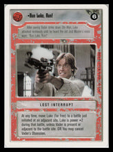 Load image into Gallery viewer, 1995 Star Wars Card Game: Premiere Run Luke Run! #RLRU rs0