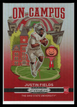 Load image into Gallery viewer, 2021 PRIZM DRAFT PICKS #OC-JF JUSTIN FIELDS ON CAMPUS ROOKIE RC CASE HIT SP