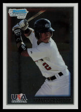 Load image into Gallery viewer, 2010 Bowman Chrome Francisco Lindor 1st Bowman Rookie USA Stars #USA-5 RC