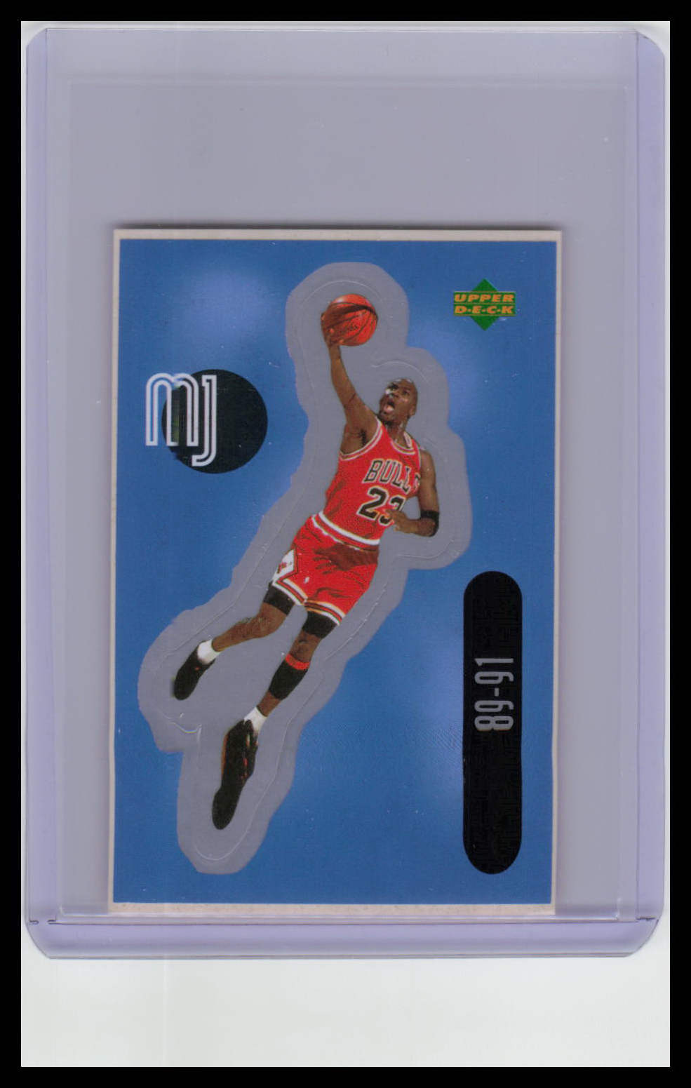 1998-99 Upper Deck MJ Sticker Collection Red Backs Michael Jordan #SU07 HOF