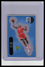 Load image into Gallery viewer, 1998-99 Upper Deck MJ Sticker Collection Red Backs Michael Jordan #SU18 HOF