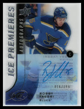 Load image into Gallery viewer, 2015-16 Upper Deck Ice Premieres Auto 018/199 Robby Fabbri #IPA-FA Rookie Auto RC