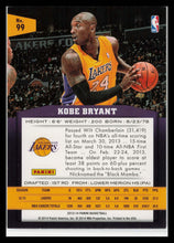 Load image into Gallery viewer, 2013-14 Panini - #99 Kobe Bryant Los Angeles Lakers