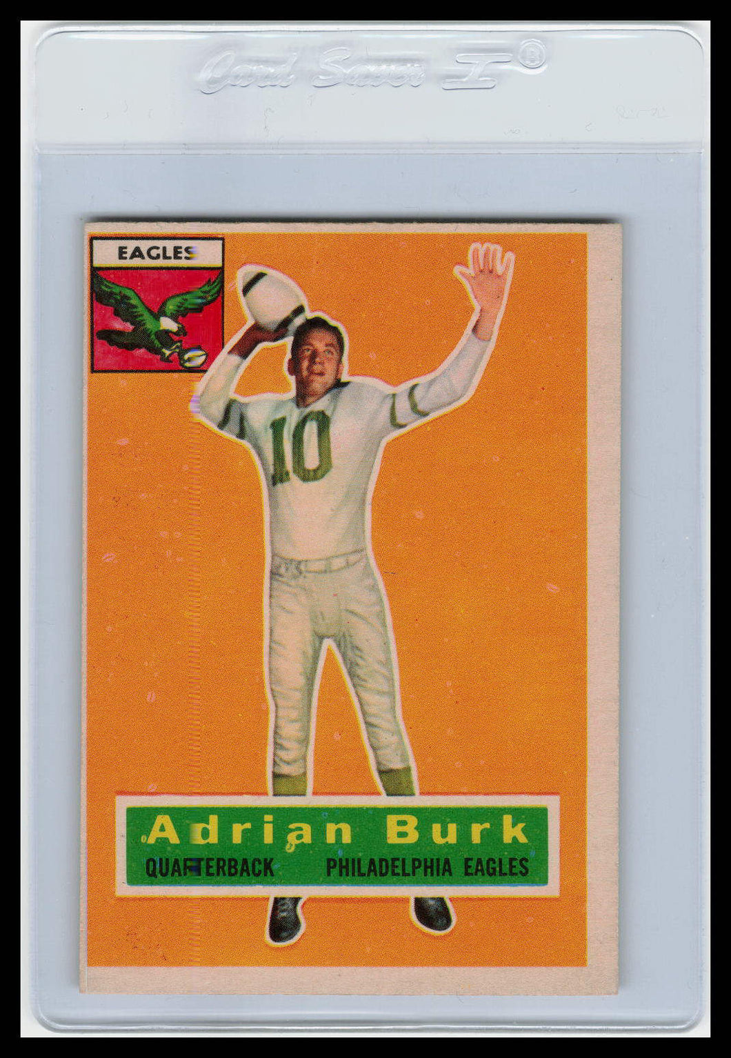 1956 Topps Adrian Burk Philadelphia Eagles