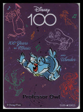 Load image into Gallery viewer, Professor Owl Card Fun Disney 100 Years Luminous Orchestra SP D100-SSR23