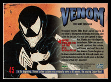 Load image into Gallery viewer, 1993 Marvel Masterpieces Eddie Brock “VENOM” #45 Sky Box