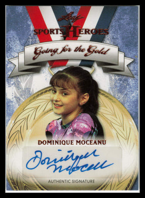 2013 Leaf Sports Heroes Dominique Moceanu (Auto) Going for the Gold #GG-DMI