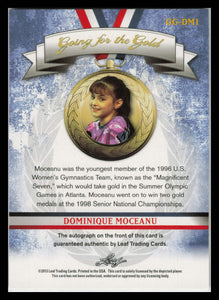 2013 Leaf Sports Heroes Dominique Moceanu (Auto) Going for the Gold #GG-DMI