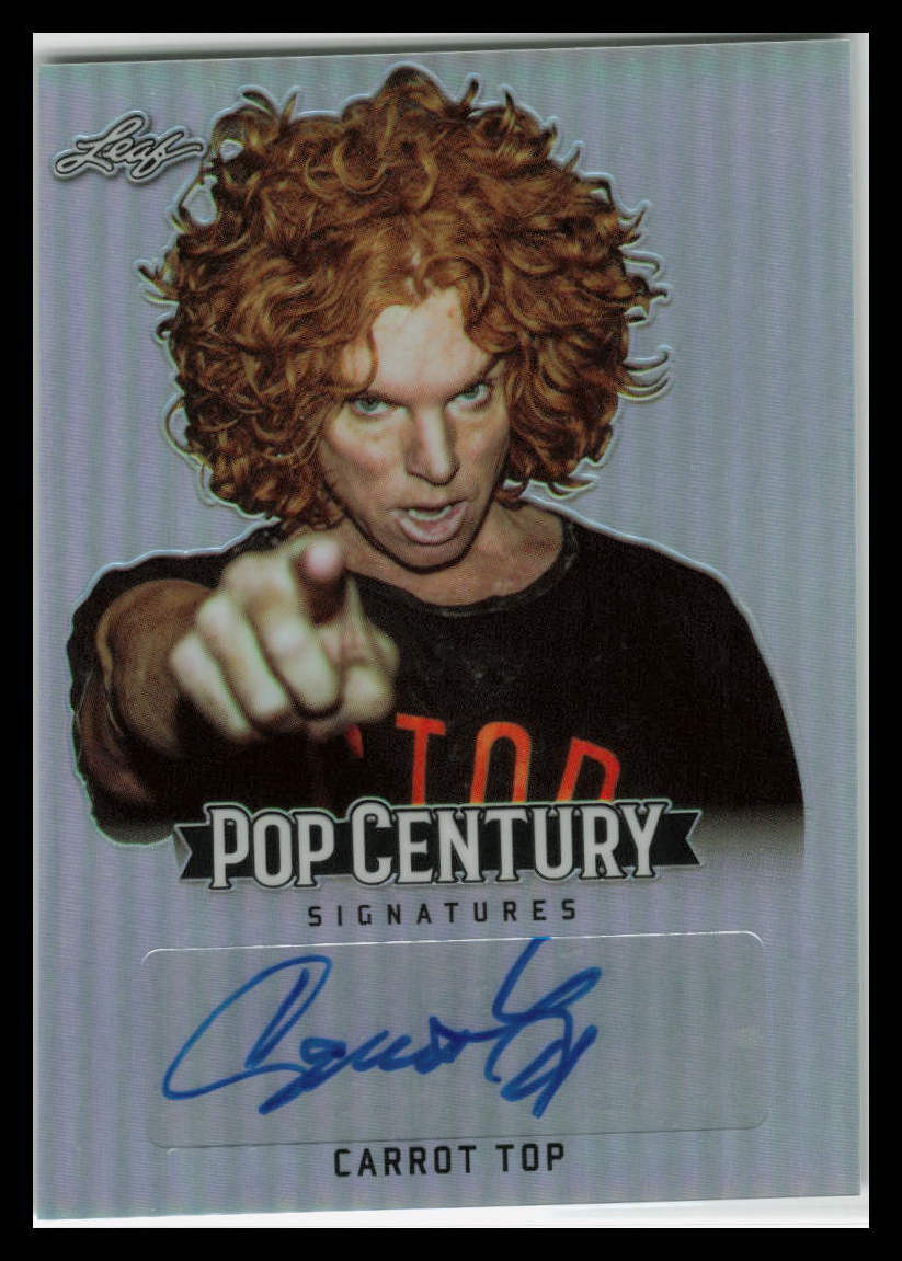 2018 Leaf Pop Century Metal Autographs #BACT1 Carrot Top