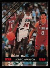 Load image into Gallery viewer, 1992 Ballstreet Magic Johnson Insert PROMO Card - USA Olympic Card