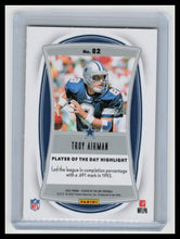 Load image into Gallery viewer, 2022 Panini Player of the Day Troy Aikman red 91/99 Parallel SP Cowboys