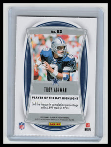 2022 Panini Player of the Day Troy Aikman red 91/99 Parallel SP Cowboys