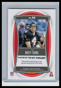 BRETT FAVRE 2022 Panini Player Of The Day #84 RED HOLOFOIL 35/99 Lions