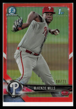 Load image into Gallery viewer, 2018 McKenzie Mills # BCP87 Bowman Chrome 1st (08/25)
