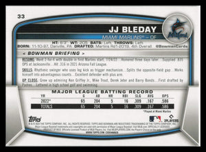 2023 Bowman #33 JJ Bleday RC (Lot of 60)