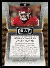 Load image into Gallery viewer, Jalen Hurts (RC) Rookie 2020 Leaf Draft - #15