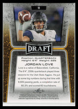 Load image into Gallery viewer, 2020 Leaf Draft Red Rookie - Jordan Love (#11) Green Bay Packers